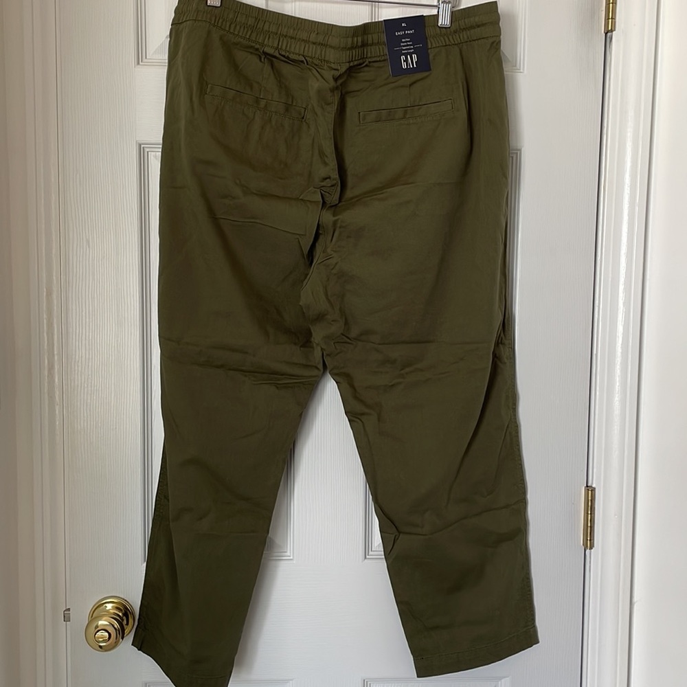 Gap Factory Army Jacket Green Twill Easy Pants with Washwell - Picture 4 of 7